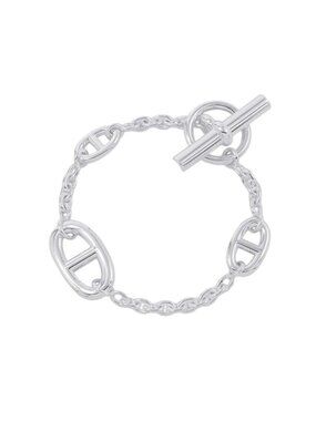 Hermes Bracelet Chaine D'ancre Farandole Silver